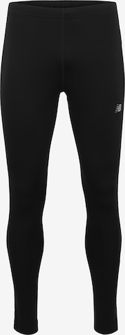 new balance Skinny Sportbroek 'Accelerate' in Zwart: voorkant