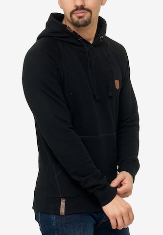 INDICODE JEANS Sweatshirt 'Litcham' in Schwarz