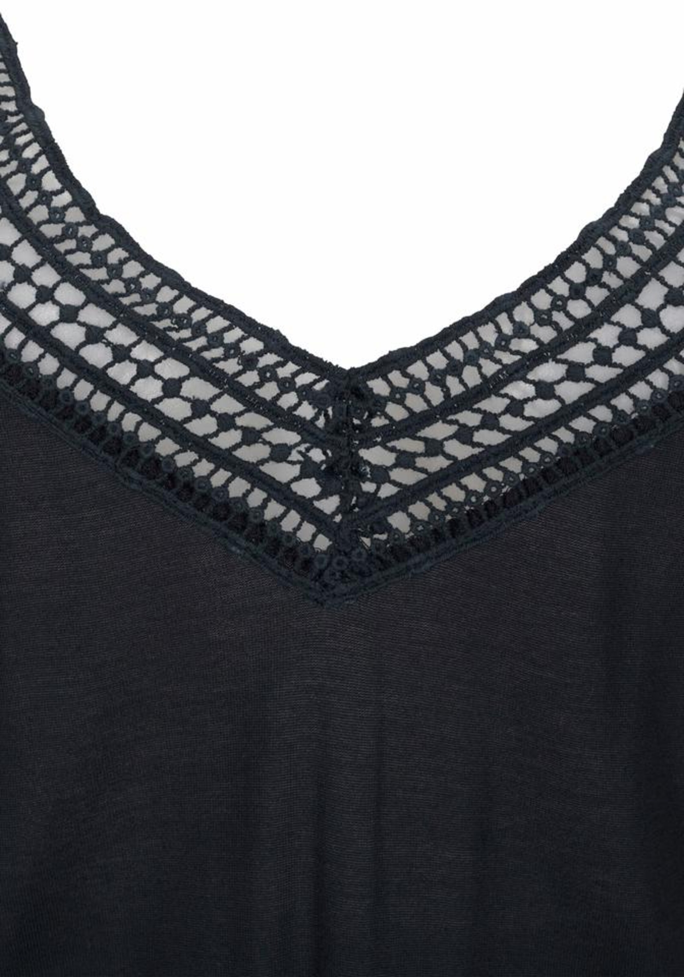 LASCANA Topp, värv must