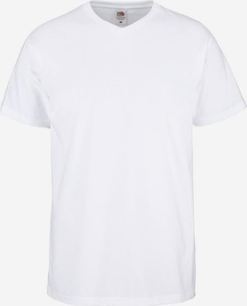 FRUIT OF THE LOOM Shirt in White: front