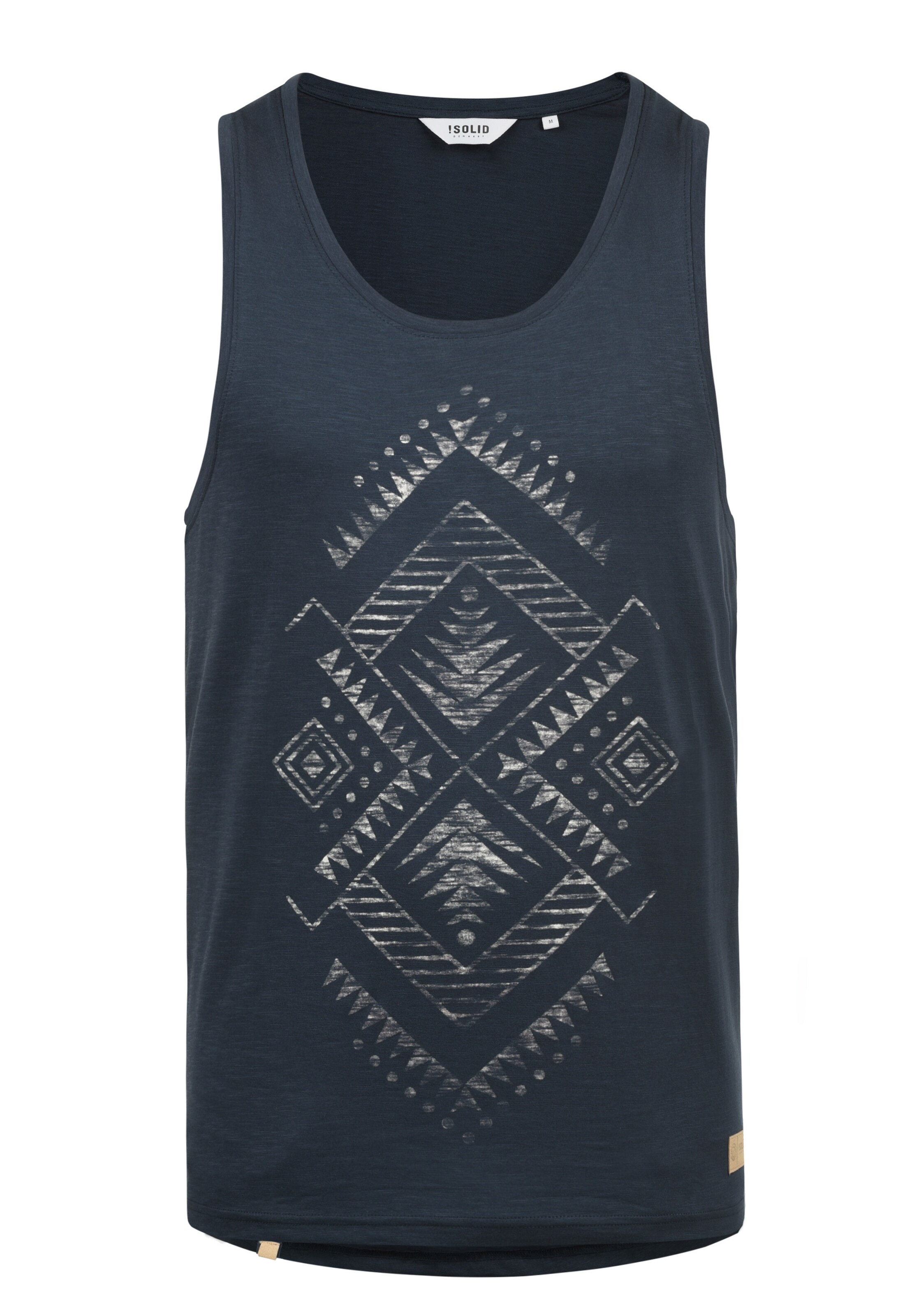 T-Shirt 'Isaak' !Solid en bleu : devant