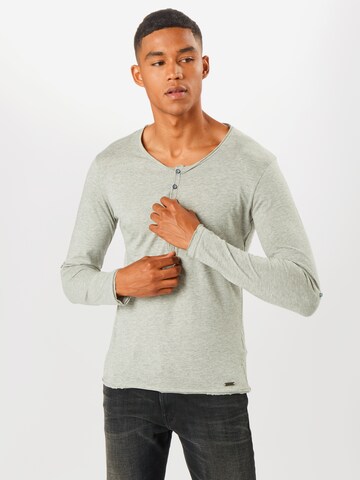 Key Largo Regular fit Shirt 'MLS00038' in Grijs: voorkant