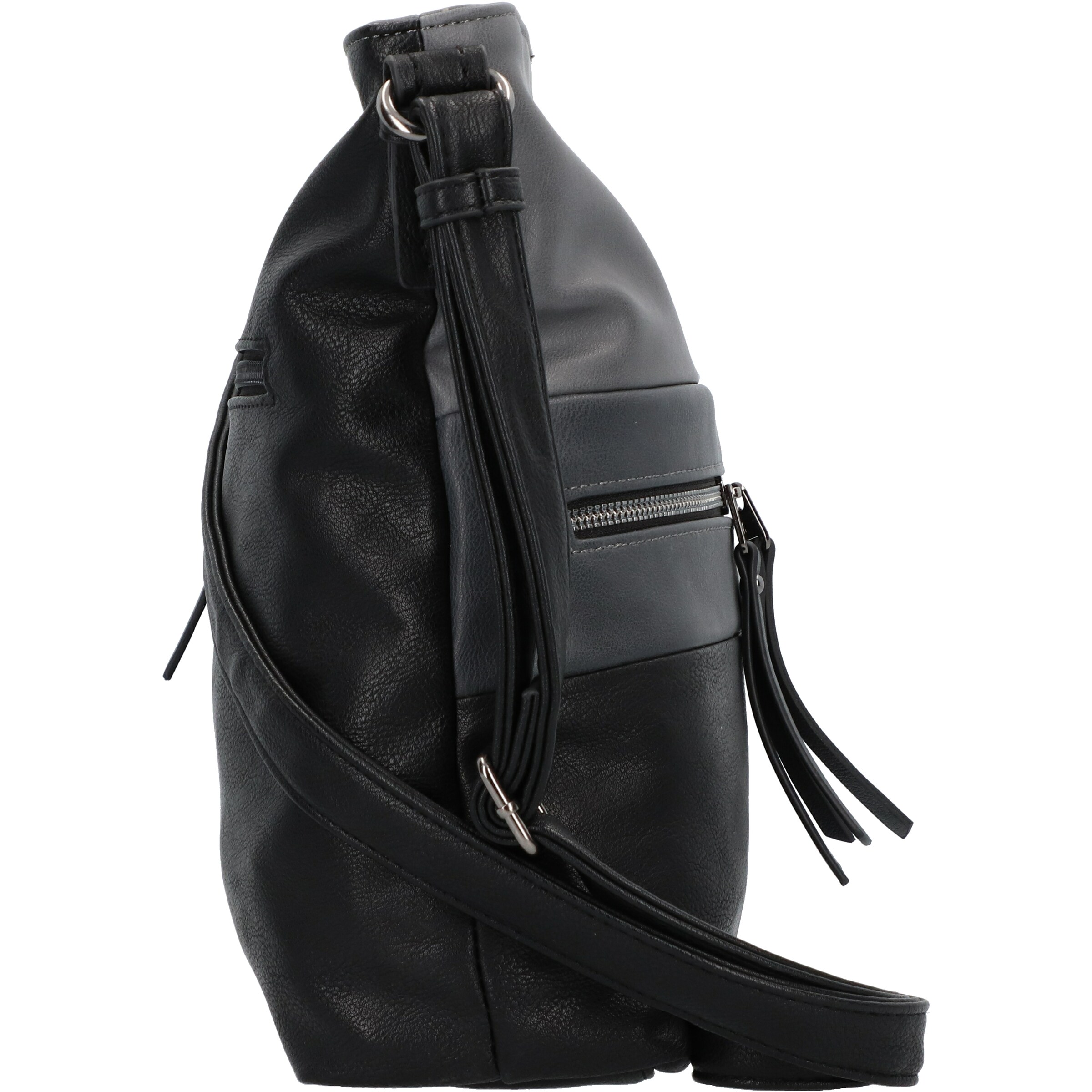 TOM TAILOR Crossbody Bag 'Ellen' in Black