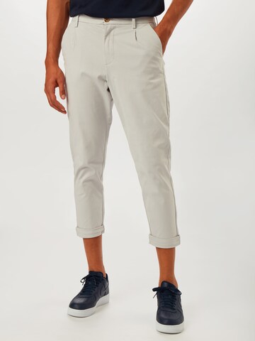 BURTON MENSWEAR LONDON Regular Chino Pants in Grey: front