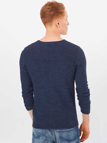 INDICODE JEANS Regular Fit Pullover 'Christian' i blå