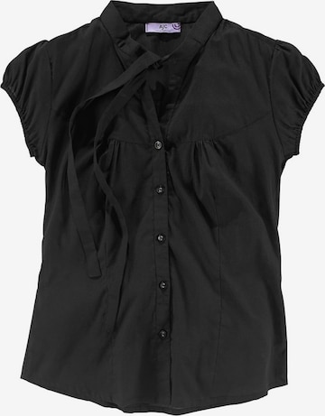 AJC Blouse in Black: front