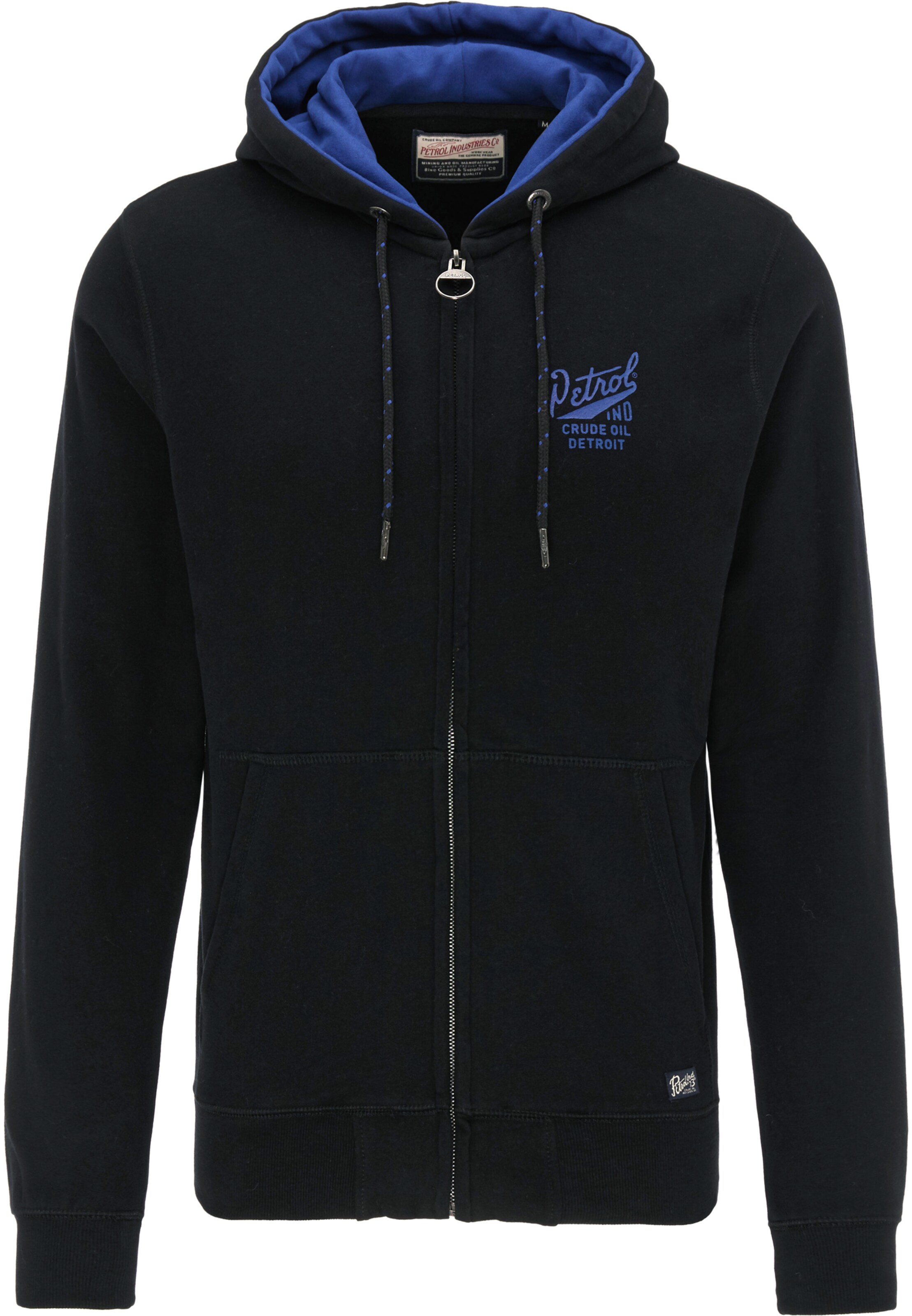 Petrol Industries - Sweatvest in de kleur Zwart