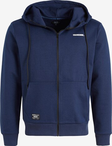 khujo Sweatjacke 'Albert' in Blau: predná strana