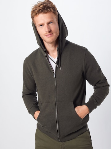 !Solid Sweatjacke 'Morgan' in Grün: predná strana