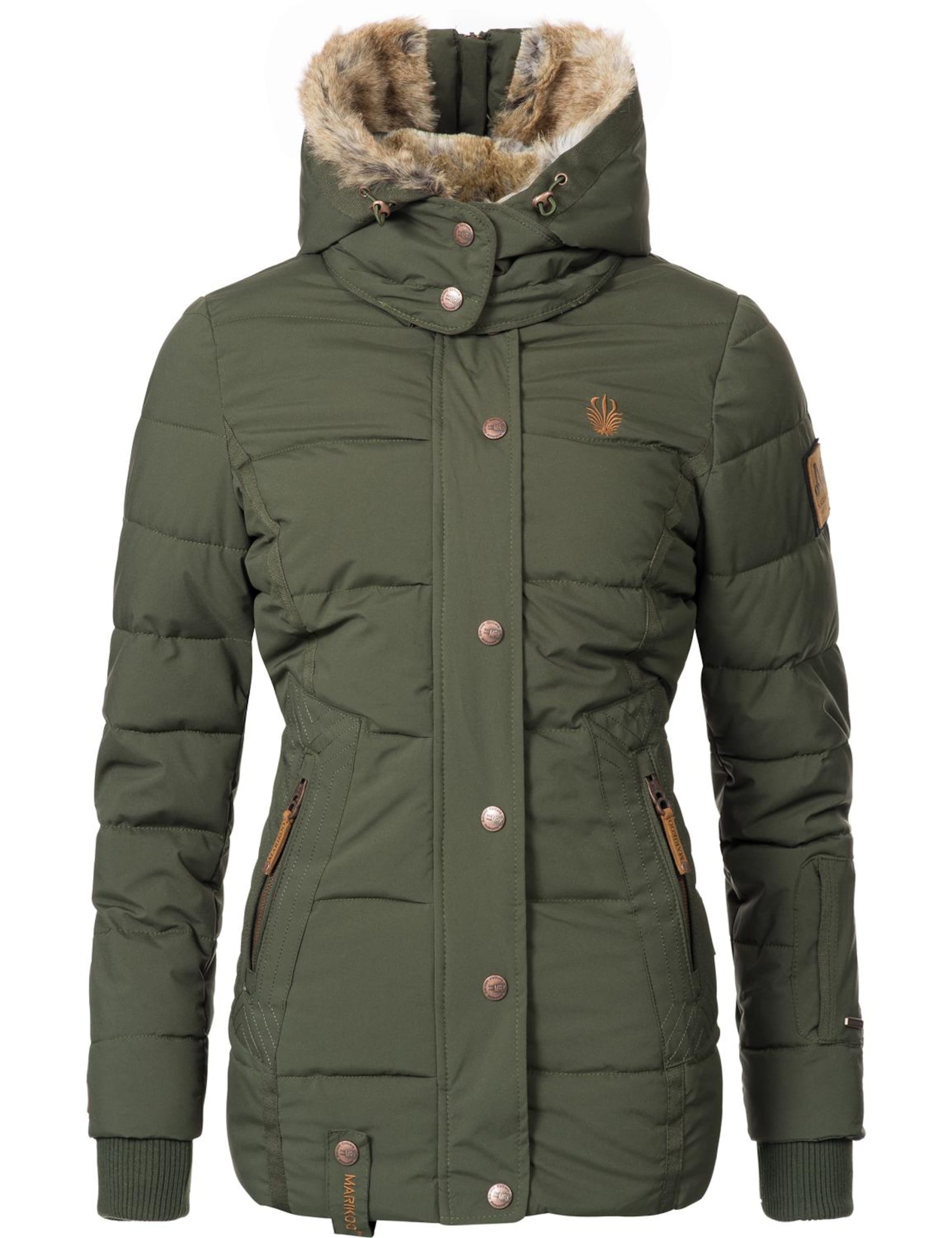 Giacca invernale 'Nekoo' di MARIKOO in verde