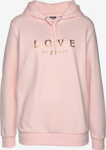 Sweat-shirt BUFFALO en rose : devant