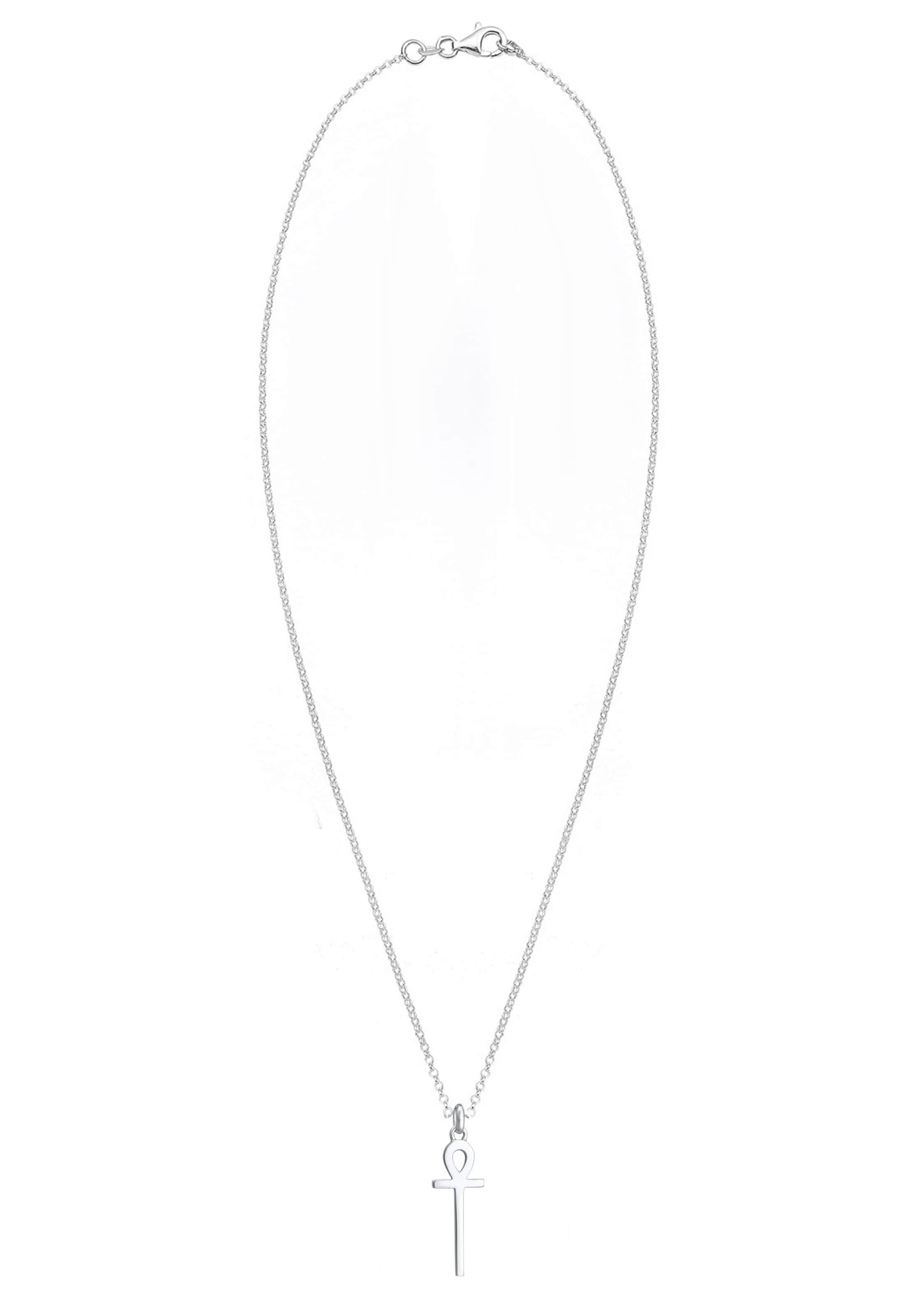 Chaîne 'Kreuz' ELLI en argent : devant