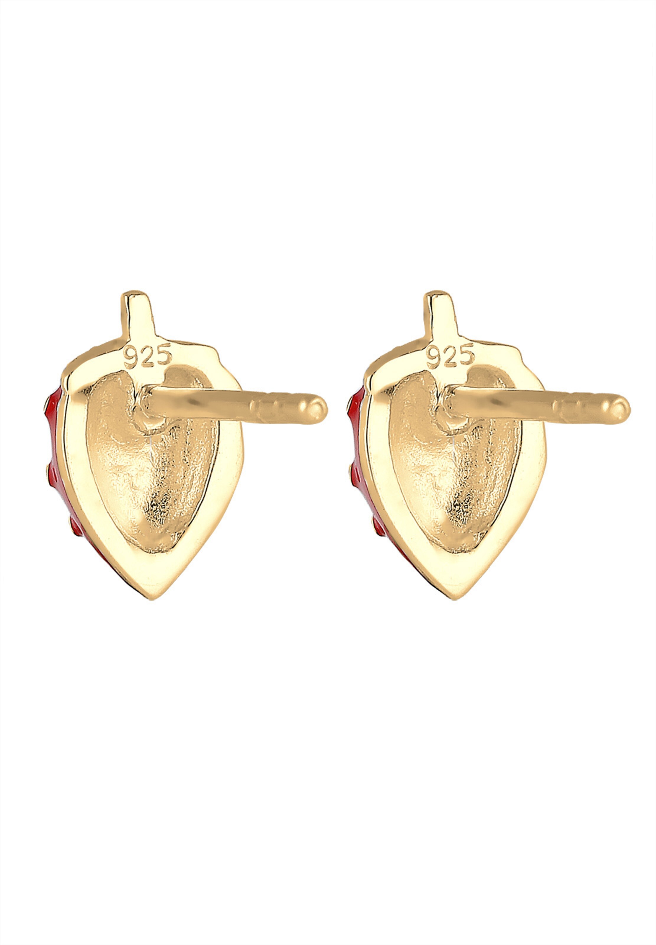 ELLI Ohrringe 'Erdbeere' in Rot