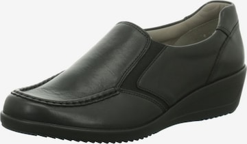 ARA Classic Flats in Black: front