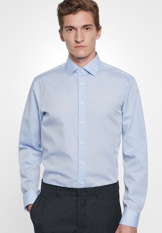 SEIDENSTICKER Slim fit Business shirt in Blue