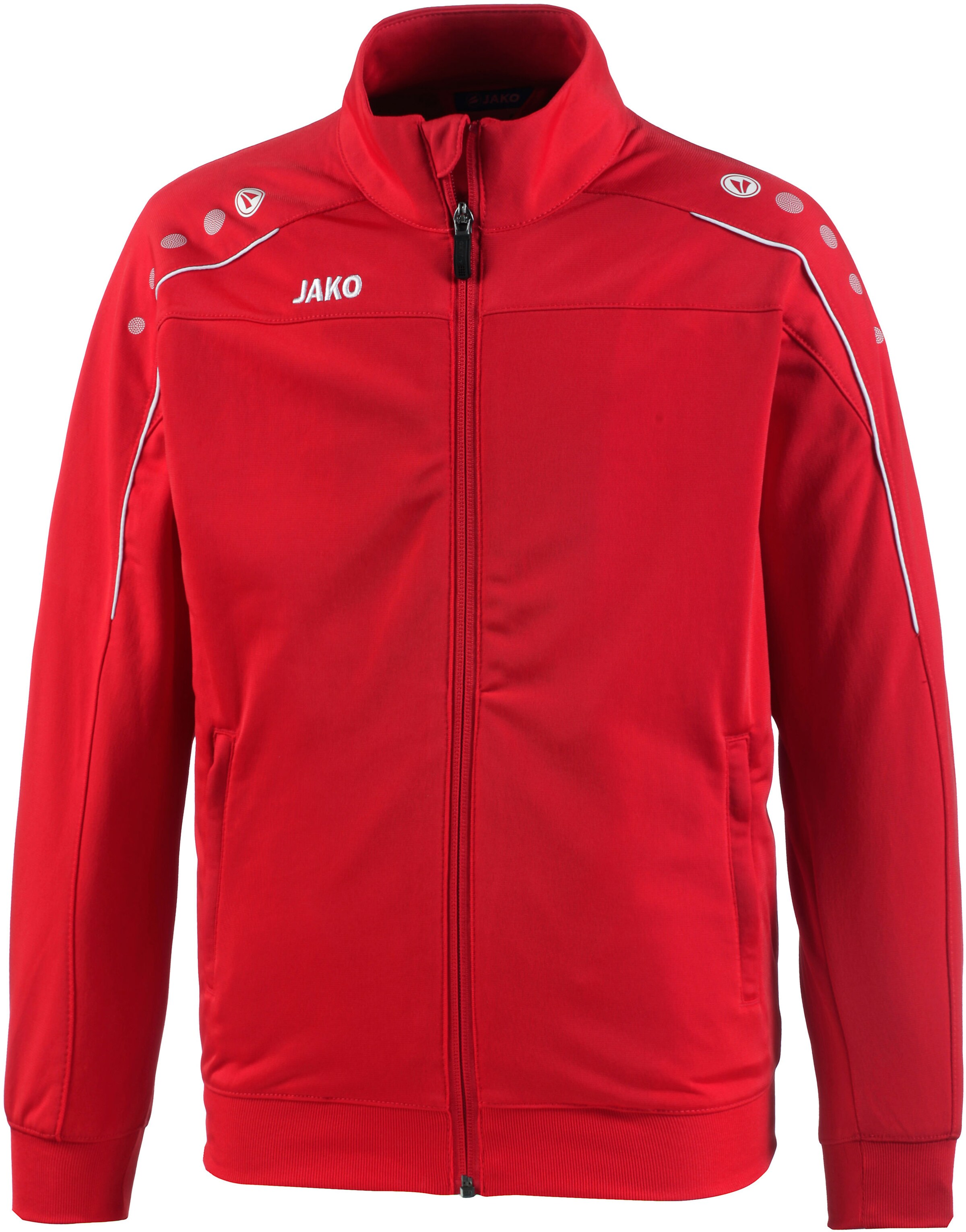 JAKO Sportjacke 'Classico' in Rot: Vorderseite
