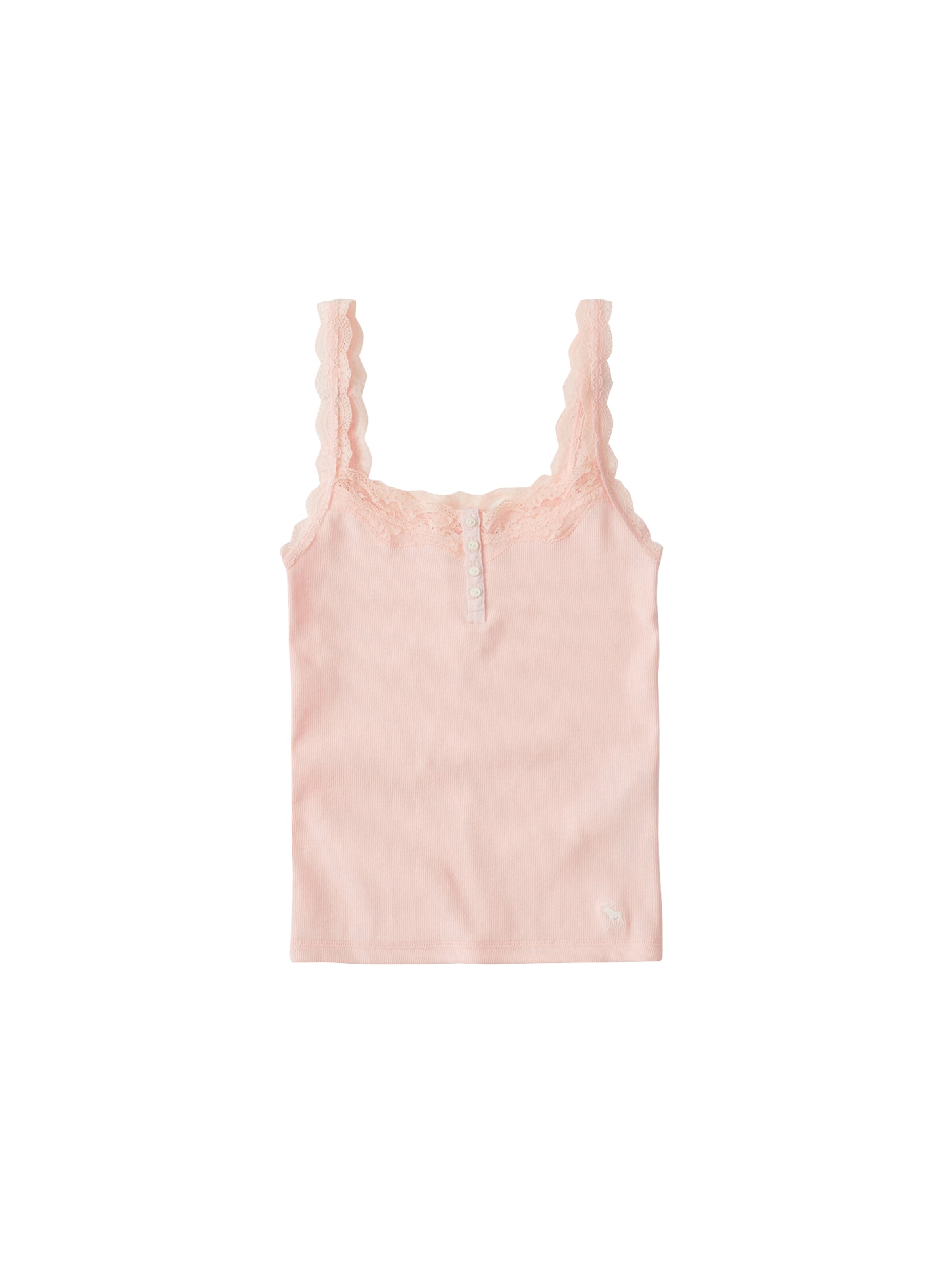 Abercrombie & Fitch - Top 'MOOSE LACE CAMI' in altrosa