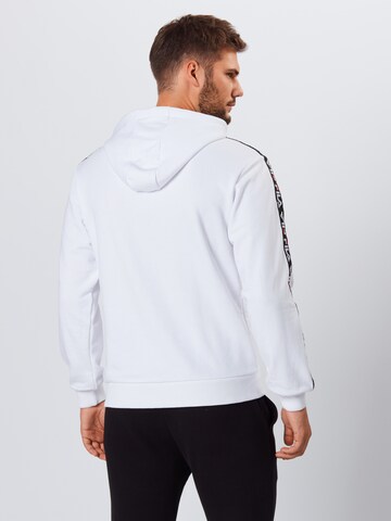 FILA Sweatshirt 'David' in Wit: terug