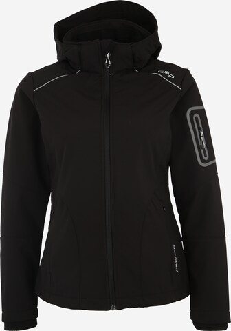 CMP Outdoorová bunda – černá: přední strana