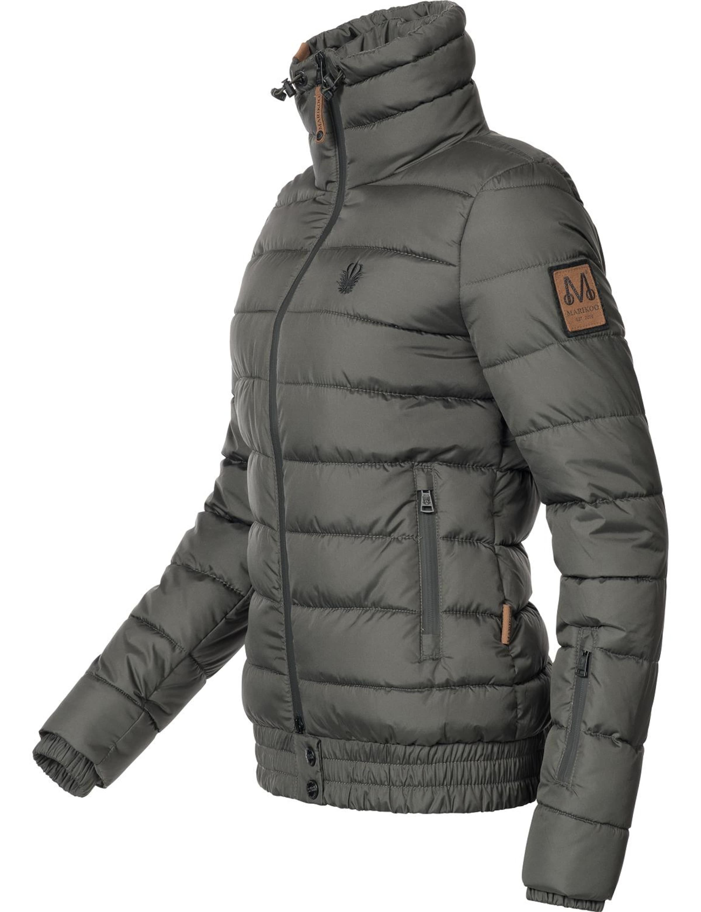MARIKOO Winter jacket 'Poison' in Grey