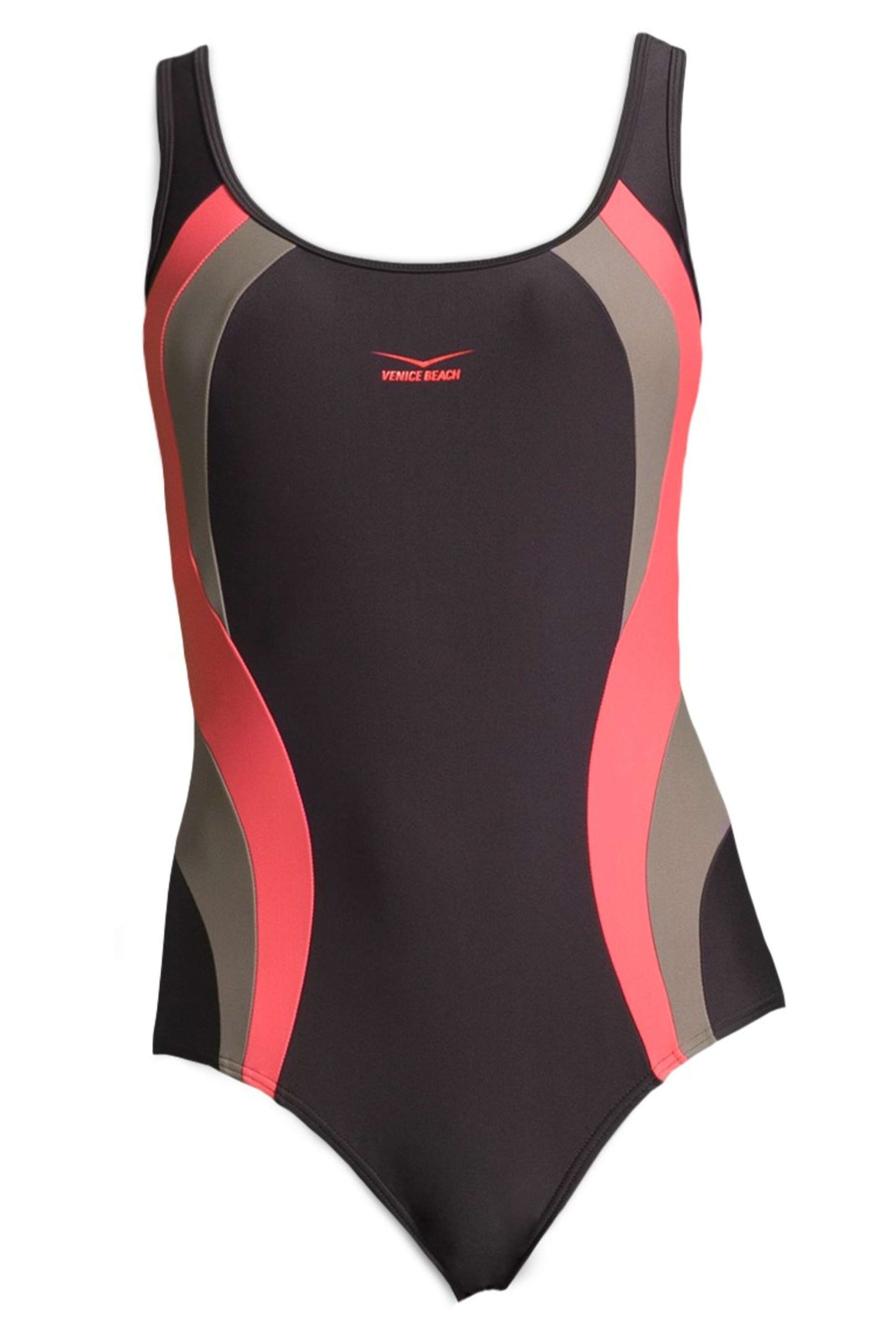 VENICE BEACH Badeanzug in Schwarz: Vorderseite