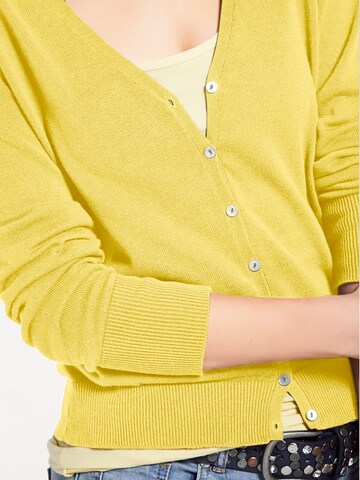 heine Strickjacke in Gelb