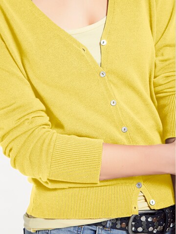 heine Knit Cardigan in Yellow