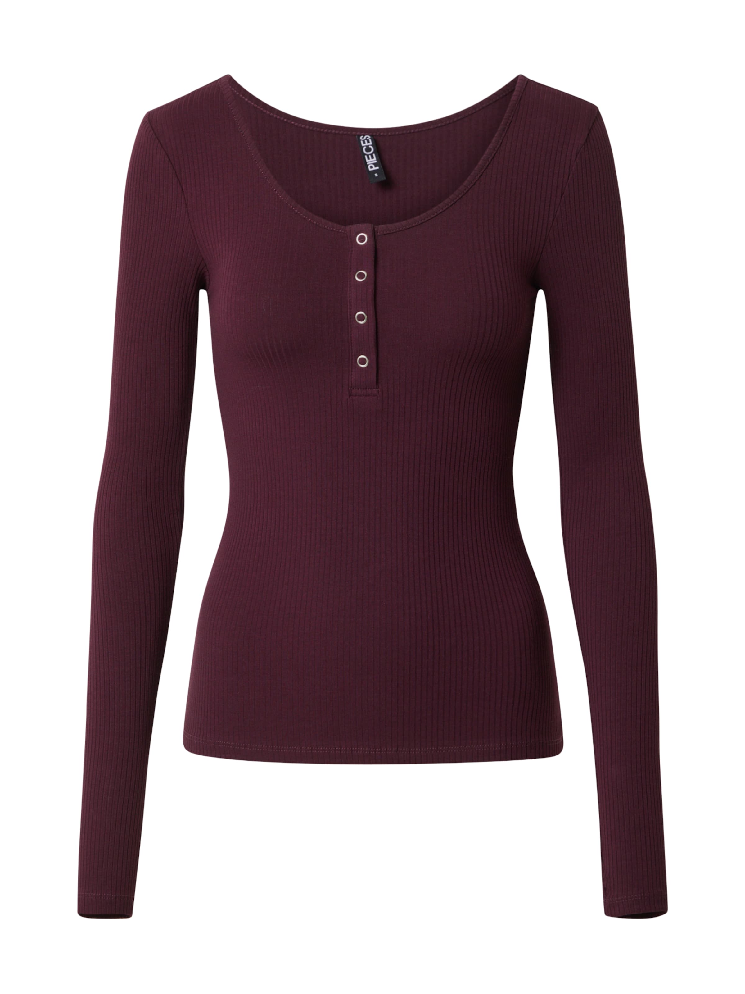 PIECES Shirt &#x27;PCKitte&#x27; in Red: front