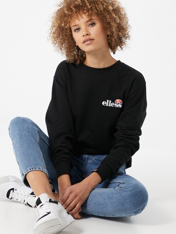 ELLESSE Sweatshirt 'TRIOME' in Schwarz