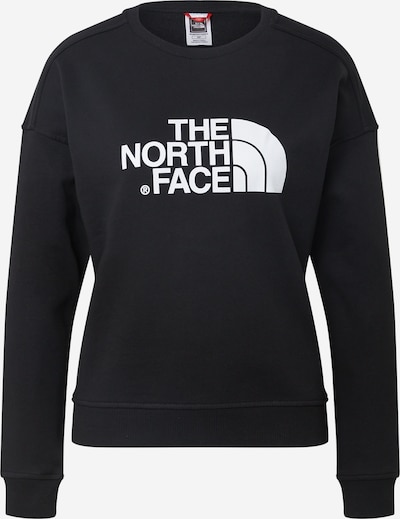 THE NORTH FACE Sweatshirt 'Drew Peak' in schwarz / weiß, Produktansicht