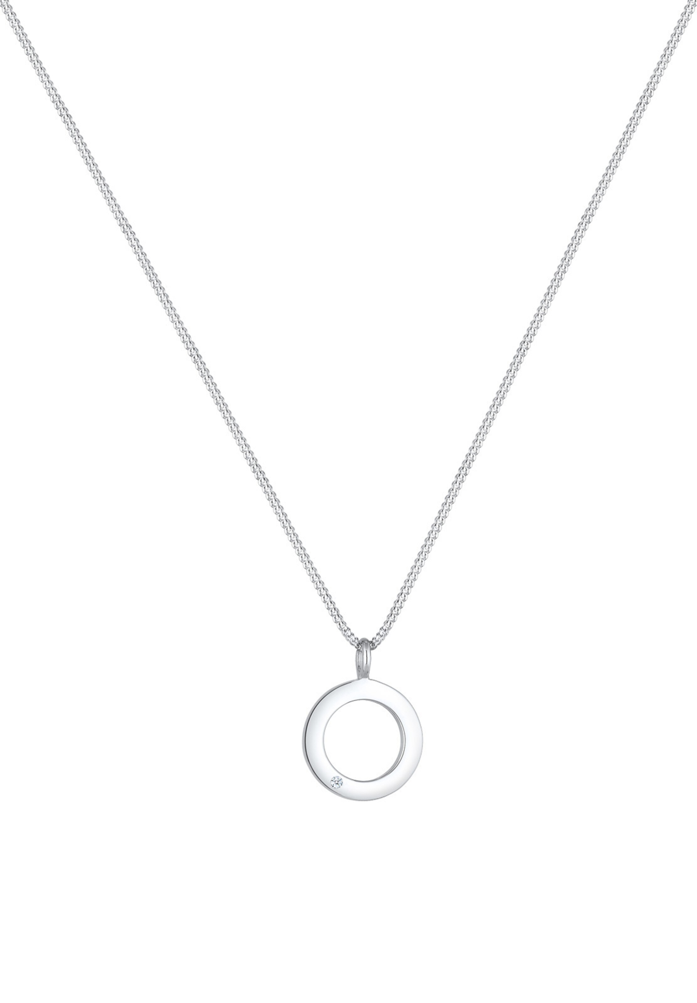Chaîne 'Geo, Kreis' Elli DIAMONDS en argent