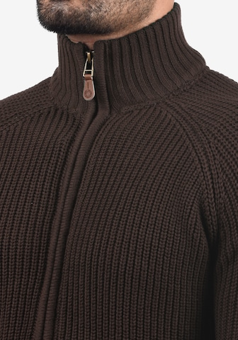 !Solid Knit cardigan 'Xenos' in Brown