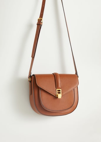 MANGO Shoulder Bag 'Vero' in Brown