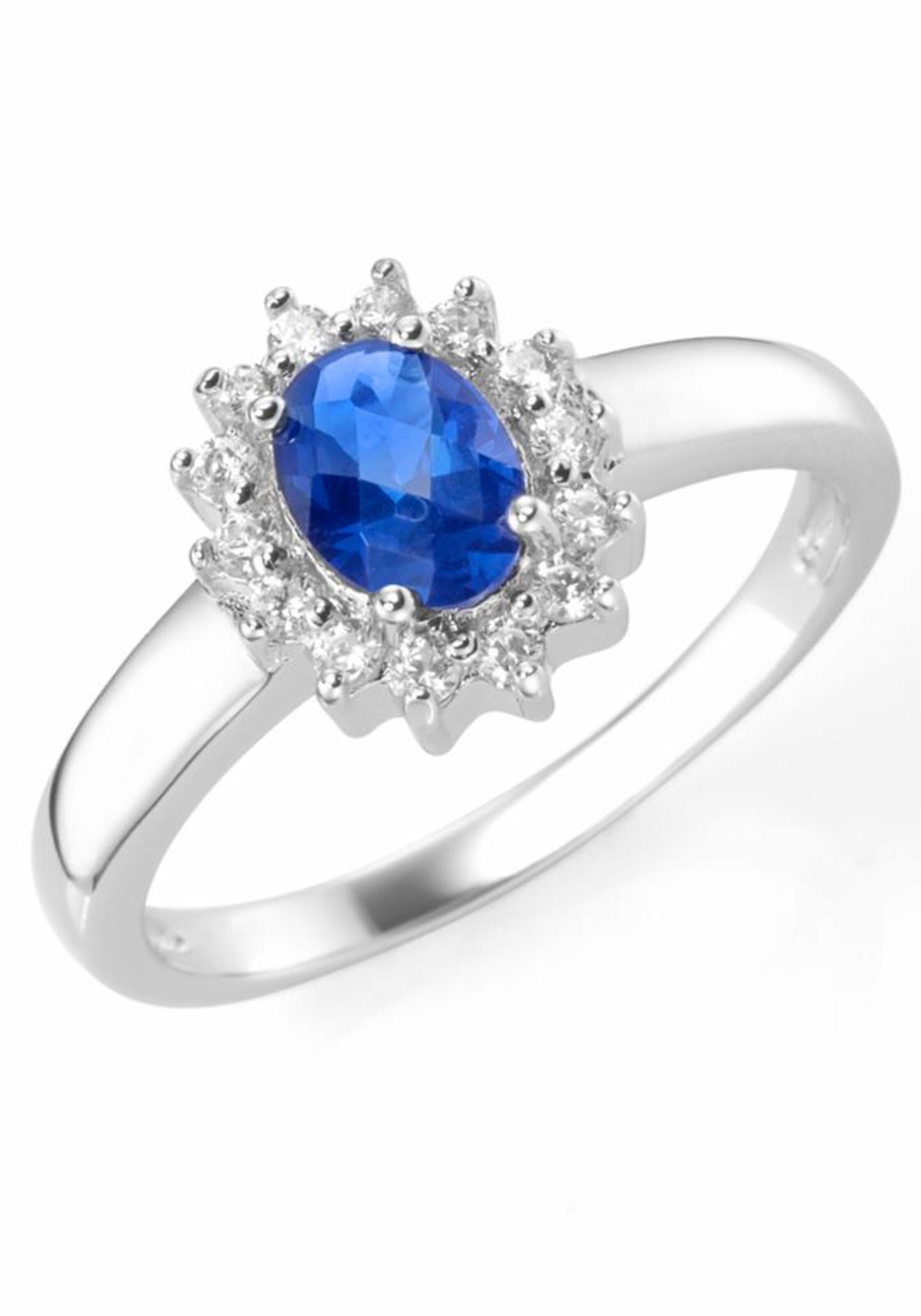 Bague Smart Jewel en bleu : devant