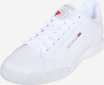 Reebok - Zapatillas deportivas bajas 'NPC II' en blanco: frente