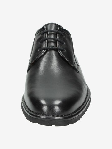 SIOUX Lace-Up Shoes 'Göteborg' in Black