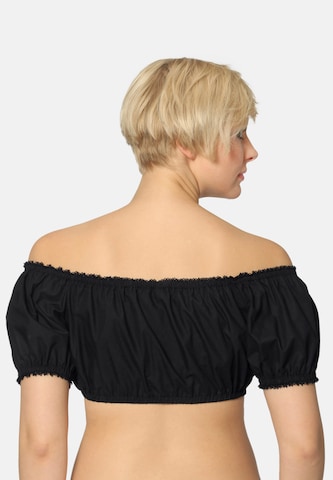 STOCKERPOINT Klederdracht blouse in Zwart
