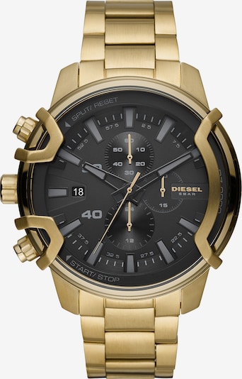 DIESEL Uhr in gold / schwarz, Produktansicht