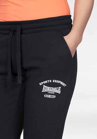 LONSDALE Loosefit Broek in Zwart