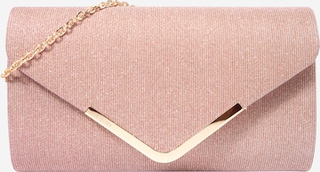 mascara Clutch 'LETTER FOLD' in Pink: front