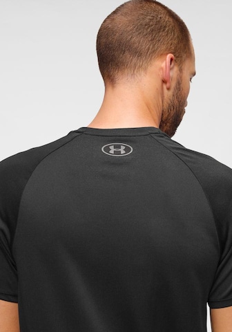 UNDER ARMOUR Regular Fit Funktionsshirt 'Tech 2.0' in Schwarz