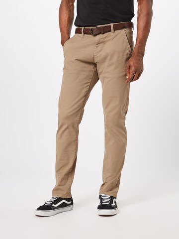 s.Oliver Slimfit Hose in Beige: predná strana