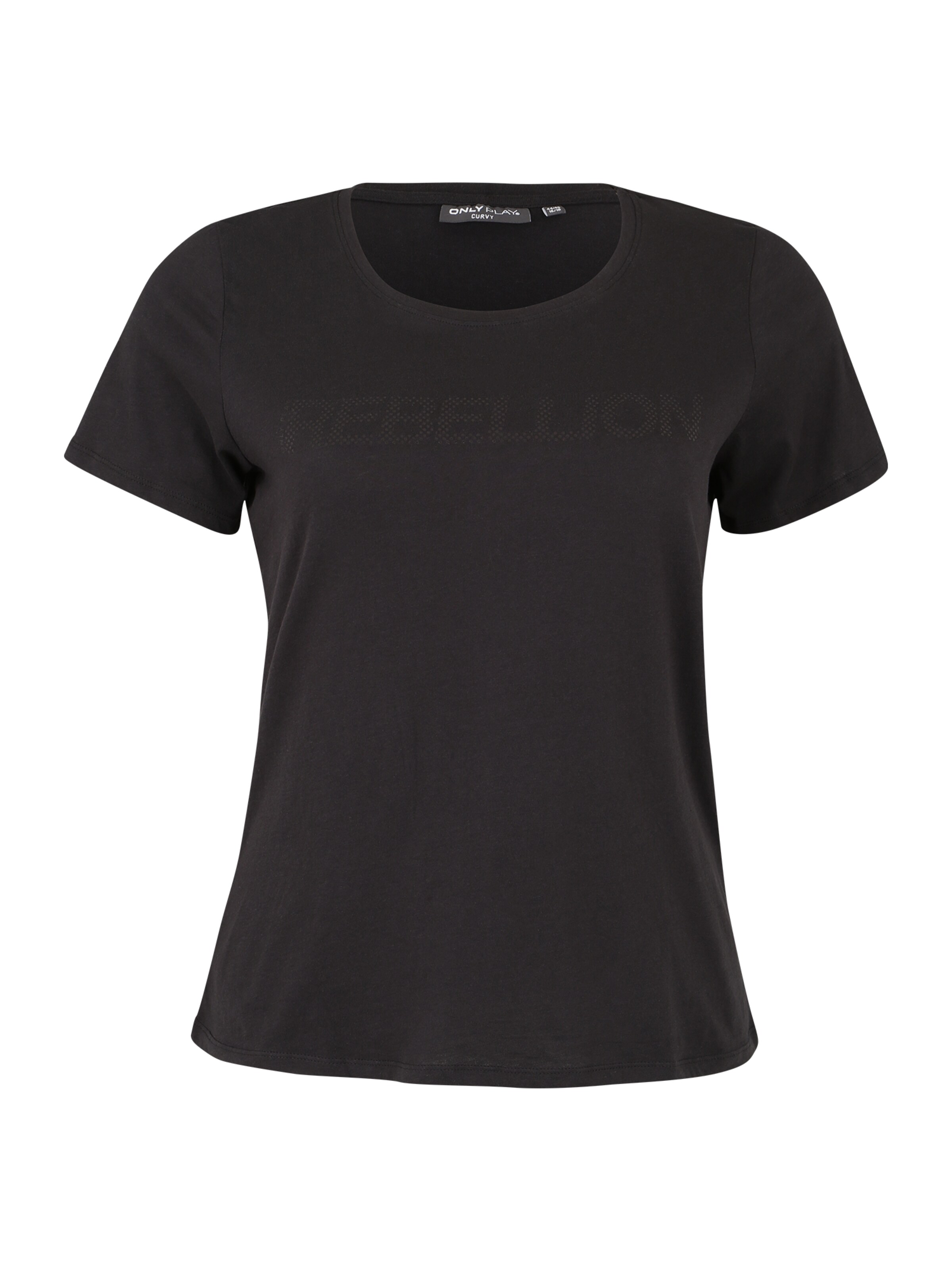 Only Play Curvy - Shirt 'AERIES REGULAR' in schwarz