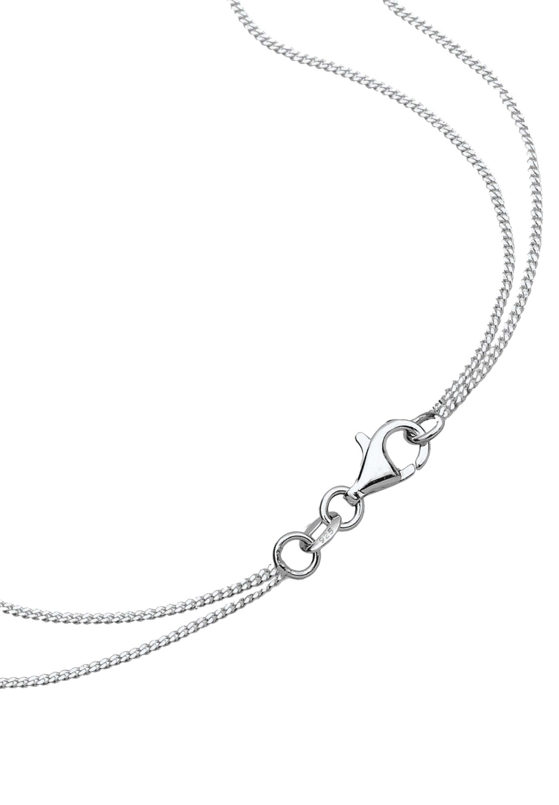 ELLI Ketting 'Kreise, Geo' in Zilver