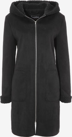 Aniston CASUAL Between-Seasons Coat in Black: front