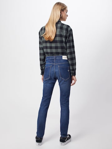 PLEASE Slimfit Jeans i blå: bakside