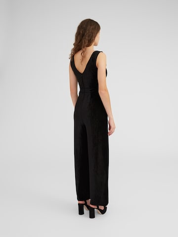 EDITED Jumpsuit 'Leela' in Schwarz: zadná strana