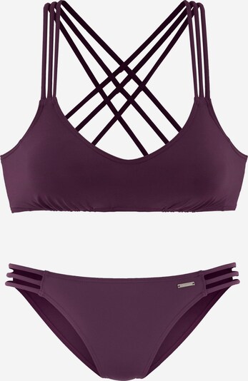 Bikini BRUNO BANANI di colore bordeaux, Visualizzazione prodotti