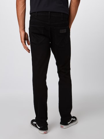 Regular Jeans 'Greensboro' de la WRANGLER pe negru: spate