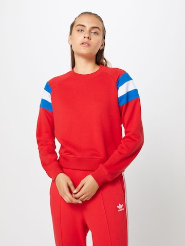 Urban Classics Sweatshirt in Red: front